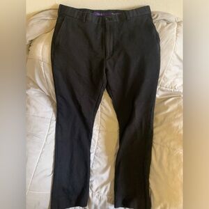 Ralph Lauren Purple Label Italy Black Wool Dress Pants Men’s Size 32 x 30